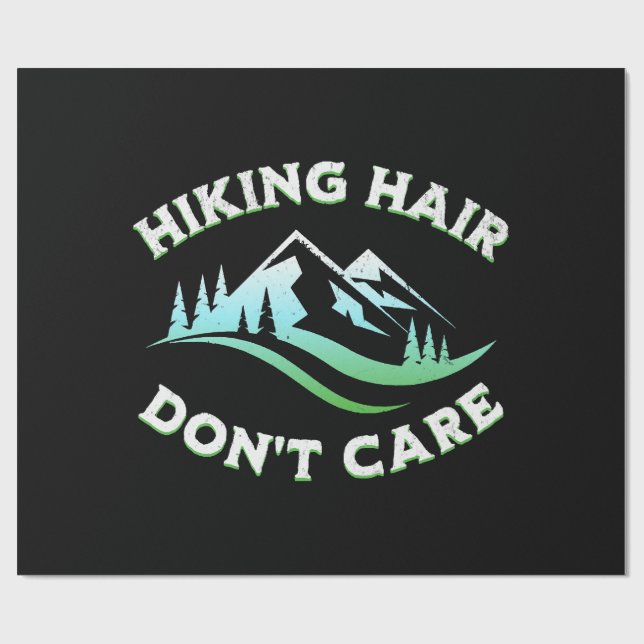 Wanderhair ist dir egal geschenkpapier (Flach)
