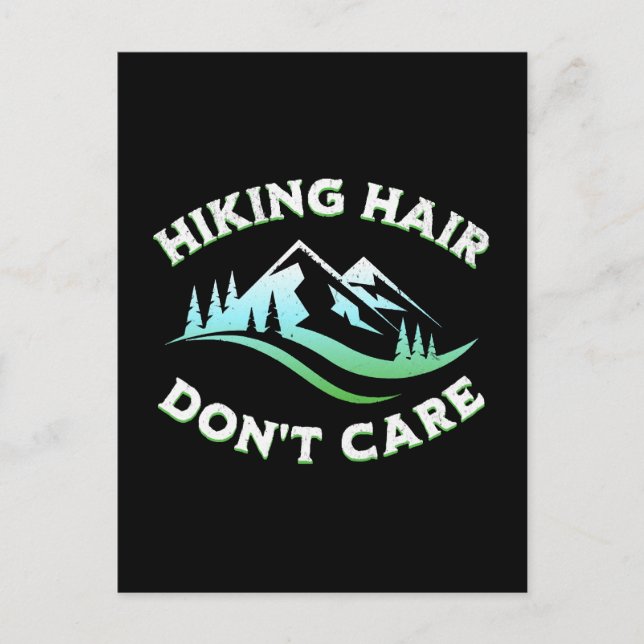 Wanderhair ist dir egal postkarte (Vorderseite)