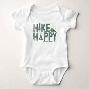 WanderHappy Camper Wandern Personalisiert Baby Strampler