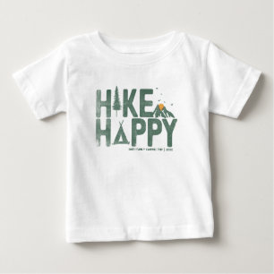 WanderHappy Camper Wandern Personalisiert Baby T-shirt