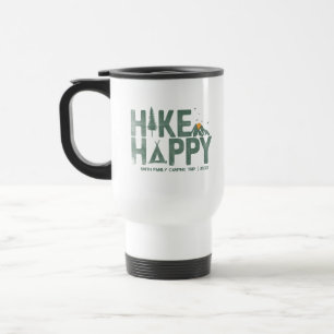WanderHappy Camper Wandern Personalisiert Reisebecher
