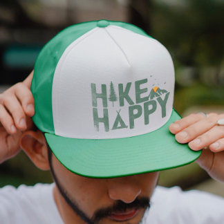 WanderHappy Camper Wandern Personalisiert Truckerkappe