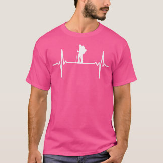 Wanderheartbeat Funny Clothing Pulse Vacation Hik T-Shirt
