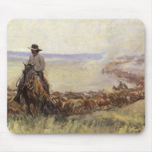 Wanderherd nach Wyoming durch WHD Koerner Mousepad (Vorne)