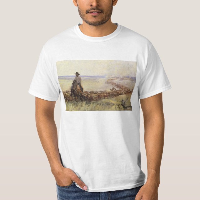 Wanderherd nach Wyoming durch WHD Koerner T-Shirt (Vorderseite)