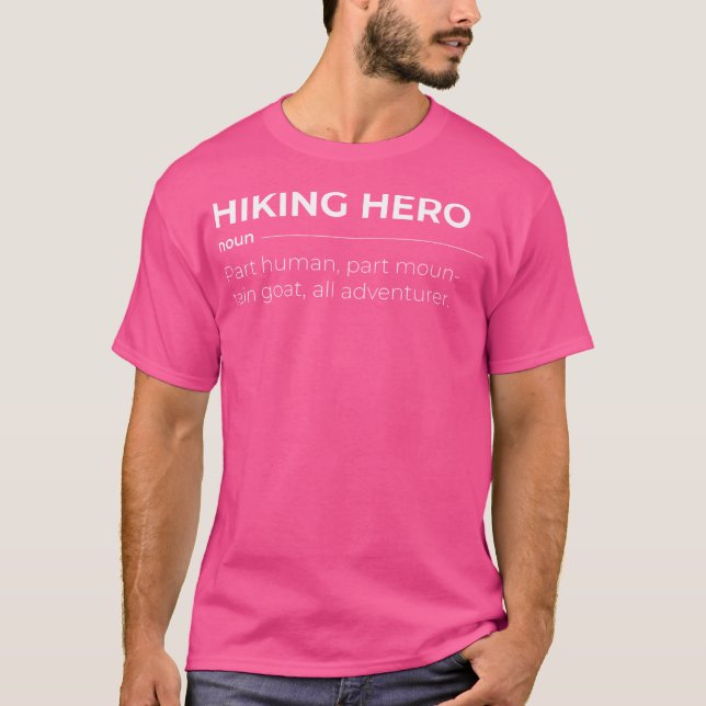 Wanderhero Noun Definition Adventurous Geist Exp T-Shirt (Vorderseite)
