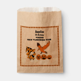 Wanderhexe Raven Halloween Pumpkins Geburtstag Geschenktütchen