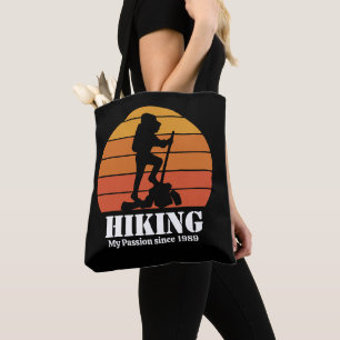 Wanderhobby Retro Sonnenuntergang personalisieren