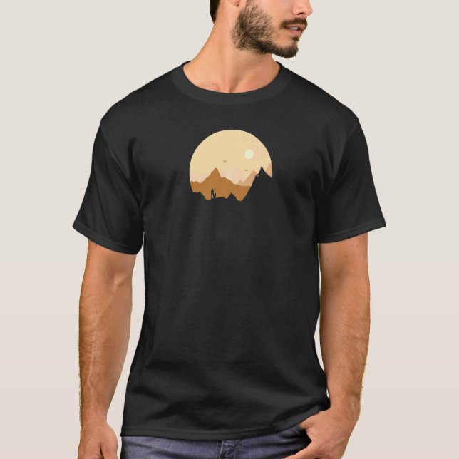 Wanderhundgebirge T-Shirt (Vorderseite)