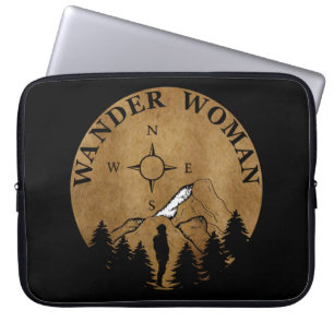 Wanderin Frau Wandern Laptopschutzhülle