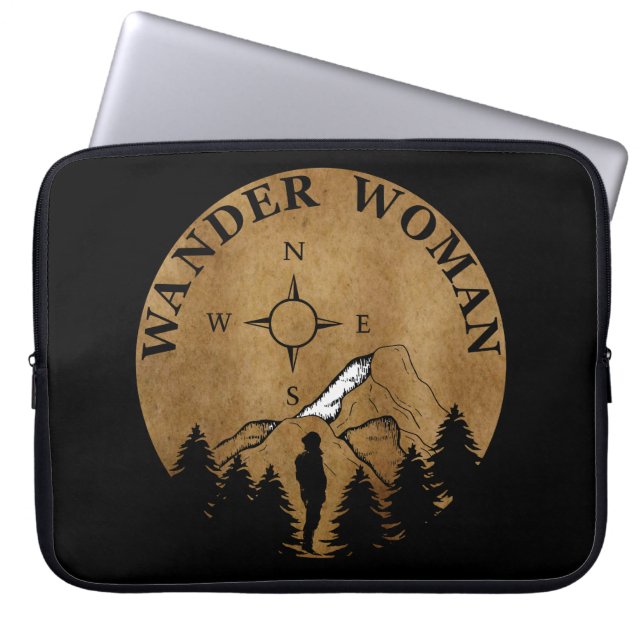 Wanderin Laptopschutzhülle (Vorderseite)