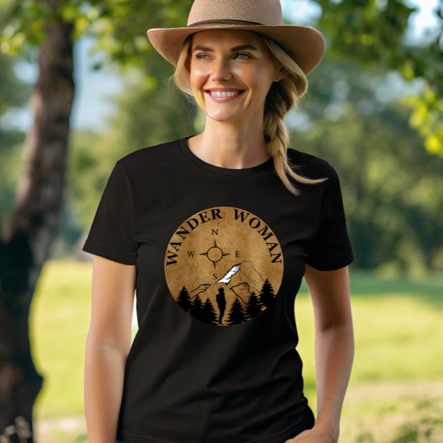 Wanderin Vintag wandern T-Shirt (Von Creator hochgeladen)