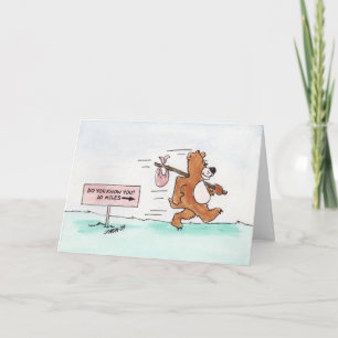 Wandering Bear (Birthday Card) Karte