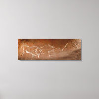 Wandering Bison Herd Canvas Print