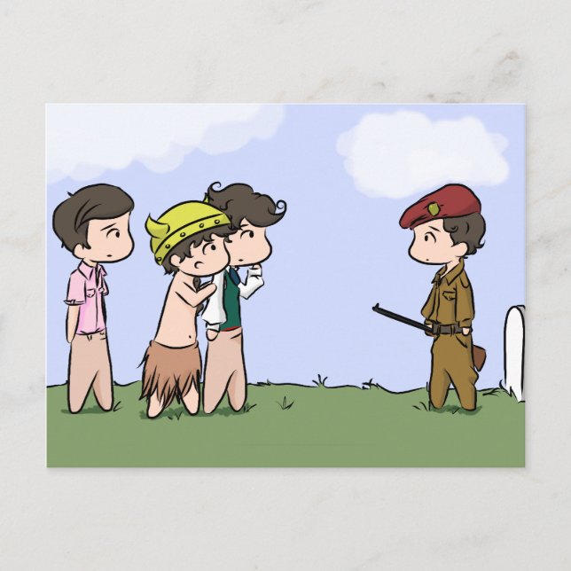 Wandering Tinies Postcard Postkarte (Vorderseite)