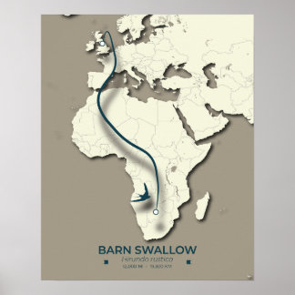 Wanderkarte zur Schluckwanderung im Stall - Minima Poster