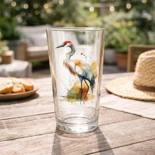Wanderkranich Glas
