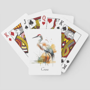 Wanderkranich, individuell spielkarten