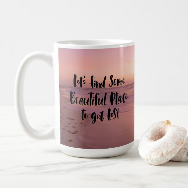 Wanderlust Adventure Kaffeetasse (Mit Donut)