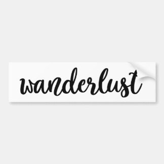 Wanderlust-Autoaufkleber Autoaufkleber