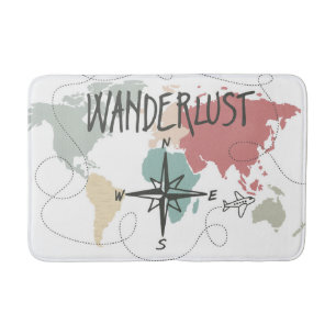 Wanderlust Badematte