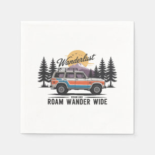 Wanderlust Camper - Roam and Roam Wander Wide Serviette