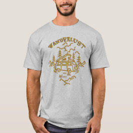 Wanderlust-Camper-Van-Abenteuer-Natur-T-Shirt T-Shirt
