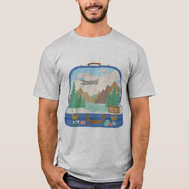 Wanderlust Dreamer - Adventure Seeker Shirt (Vorderseite)