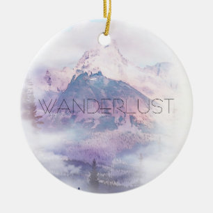 Wanderlust Dreamscape Keramik Ornament