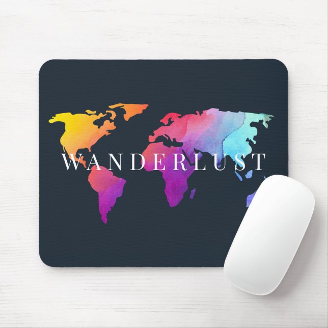Wanderlust-Farbenmaus Mousepad (Mit Mouse)