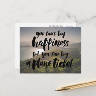 Wanderlust Freude Postkarte