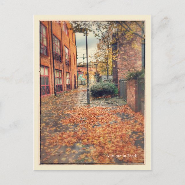 Wanderlust - Herbst in Leeds Postkarte (Vorderseite)