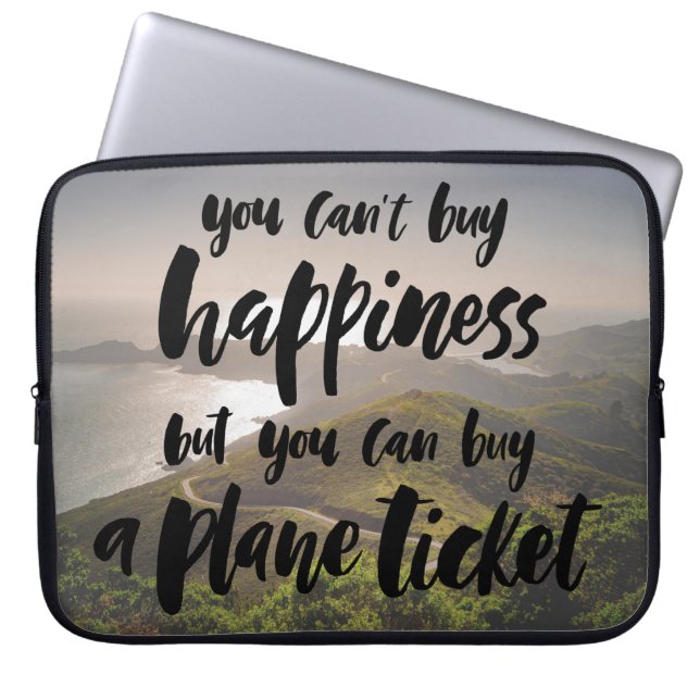 Wanderlust Laptopschutzhülle (Vorderseite)