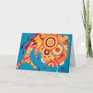 Wanderlust-leere Anmerkungs-Karte Karte