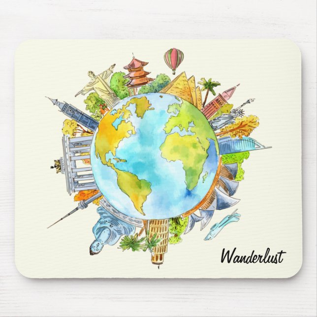 Wanderlust Mousepad (Vorne)