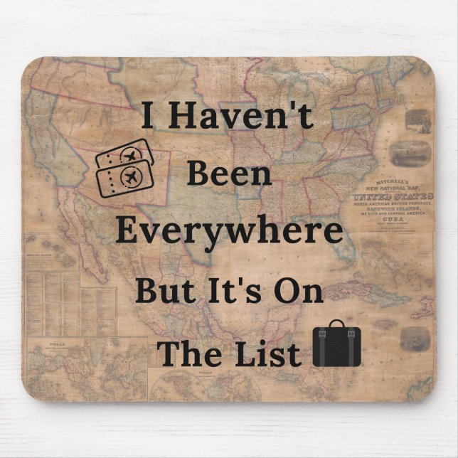 Wanderlust Mousepad (Vorne)