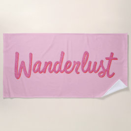 Wanderlust Pink Dream Puppe | Mädchenhaftes Dollco Strandtuch