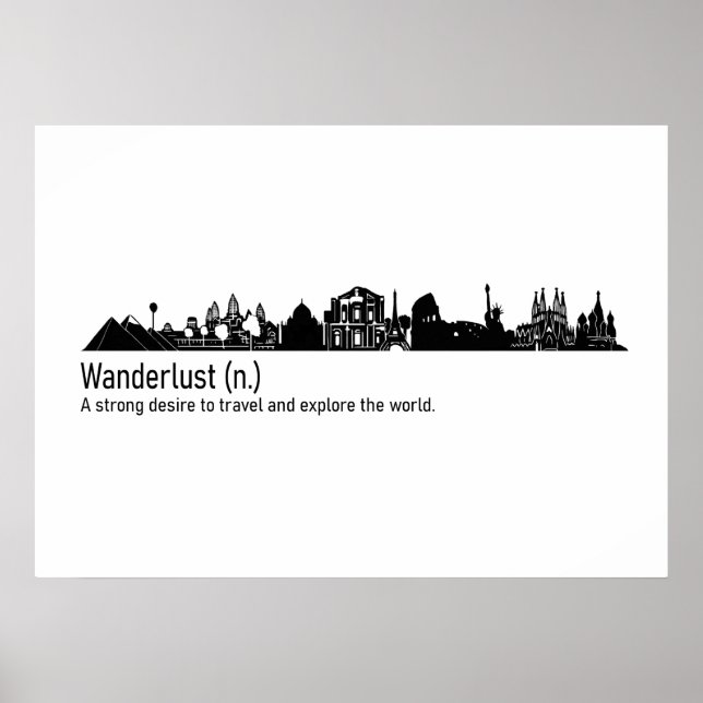 Wanderlust Poster (Vorne)