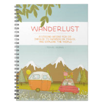 Wanderlust-Reise-Zeitschrift