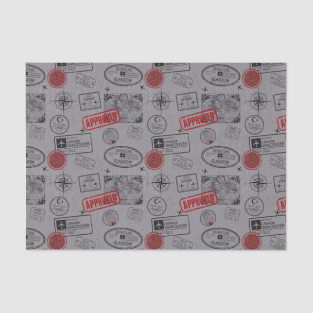 Wanderlust Seidenpapier (Vorderseite)