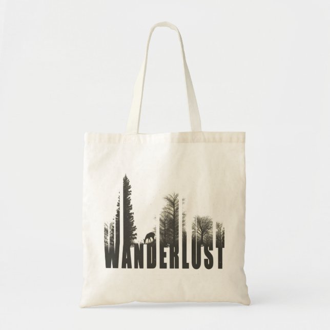 Wanderlust-Taschen-Tasche Tragetasche (Vorne)