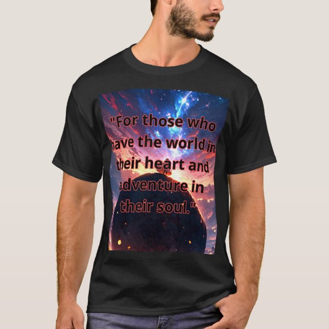 "Wanderlust: the desire to explore is in every de T-Shirt (Vorderseite)