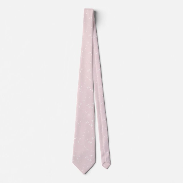 Wanderlust Travel Pattern Neck Tie Krawatte (Vorderseite)