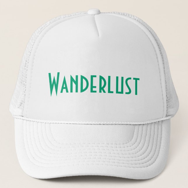 Wanderlust Trucker Hat Truckerkappe (Vorderseite)