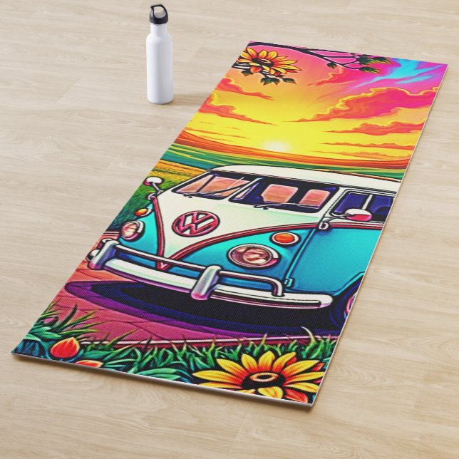 Wanderlust Van Sunset Art Yogamatte (Beispiel)