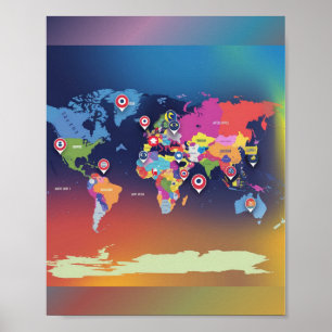 Wanderlust wartet poster