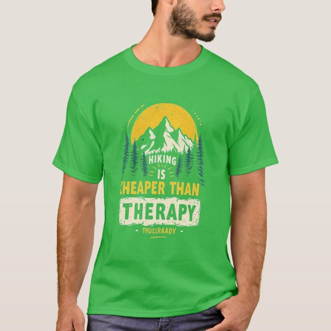 Wandermännchen Abenteuershirt T-Shirt (Vorderseite)