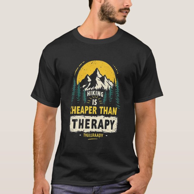 Wandermännchen Abenteuershirt T-Shirt (Vorderseite)