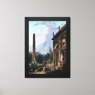 Wanderminstrels von Hubert Robert Leinwanddruck