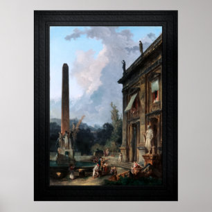 Wanderminstrels von Hubert Robert Poster